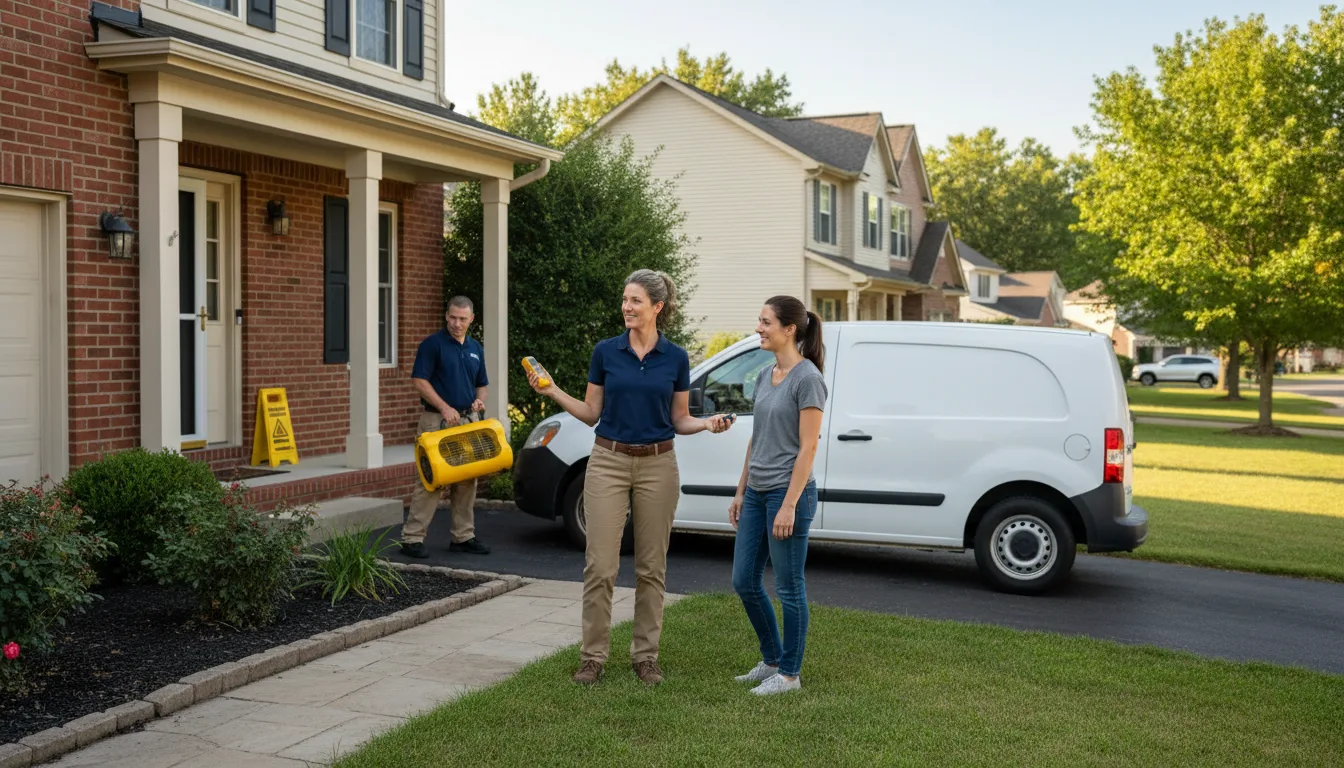 Residential water damage restoration in Bangor, ME